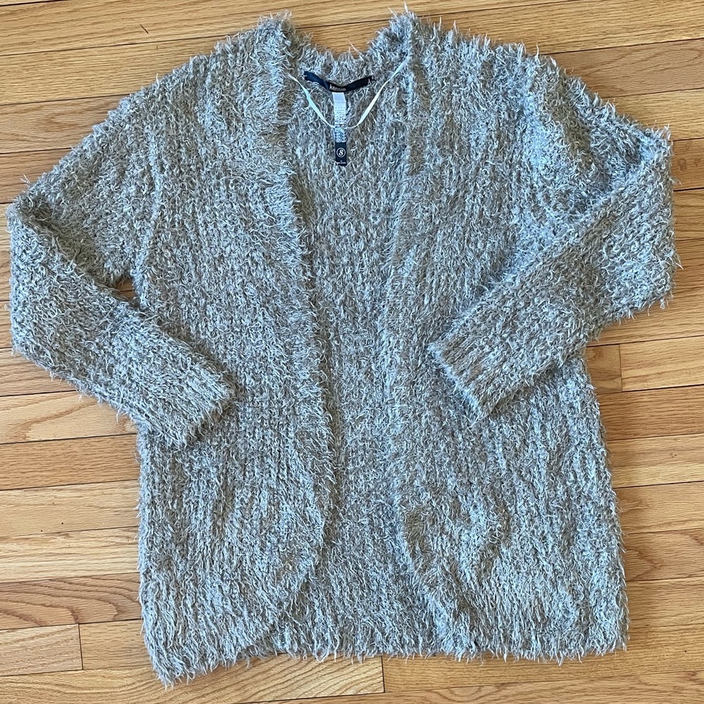 Kensie open eyelash cardigan small